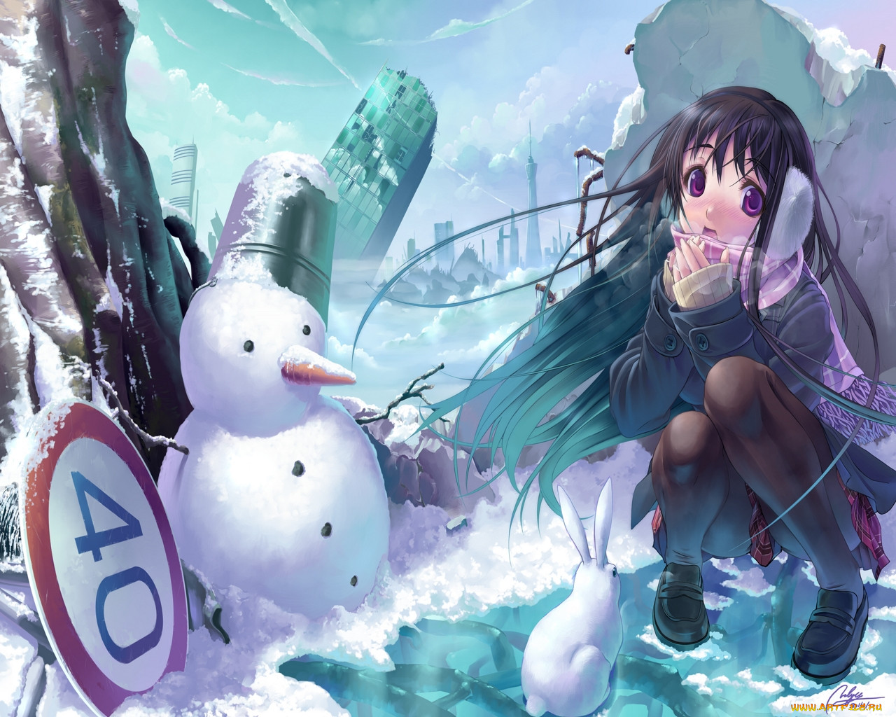 , merry, chrismas, winter